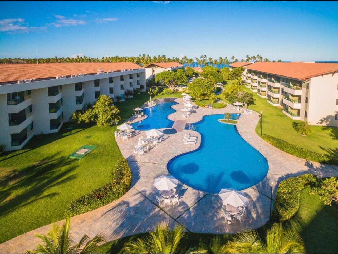 Flat Beira Mar - Carneiros Beach Resort Тамандаре Экстерьер фото